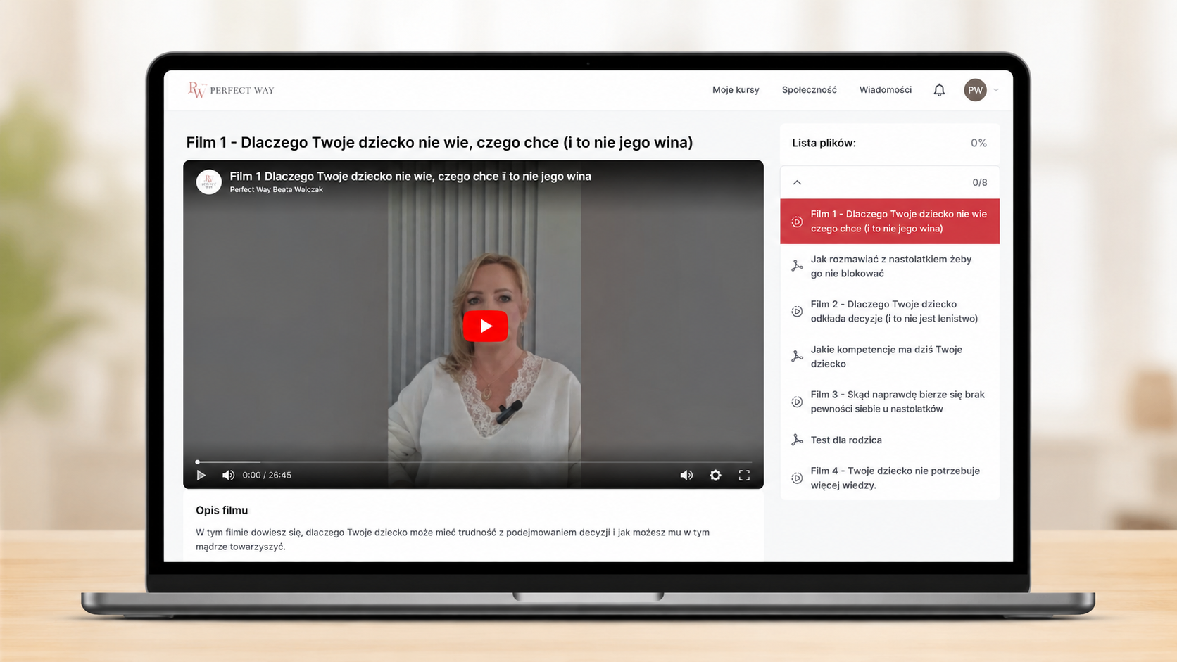 4 Lekcje Wideo (Fundament)